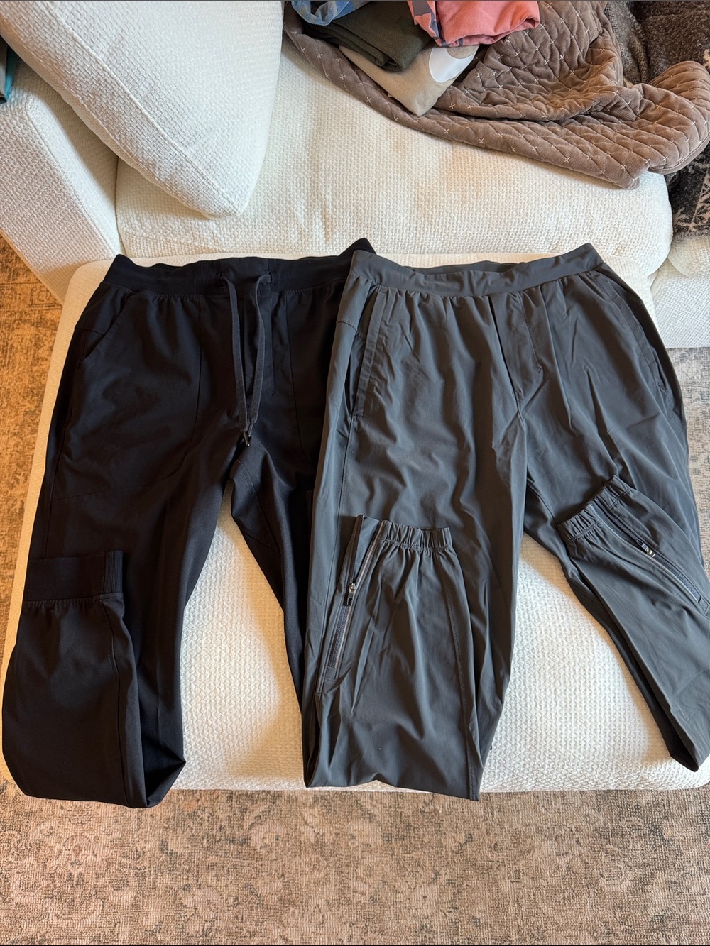Men's Lululemon Jogger Pants in Black and Charcoal- ABC & Surge Pants